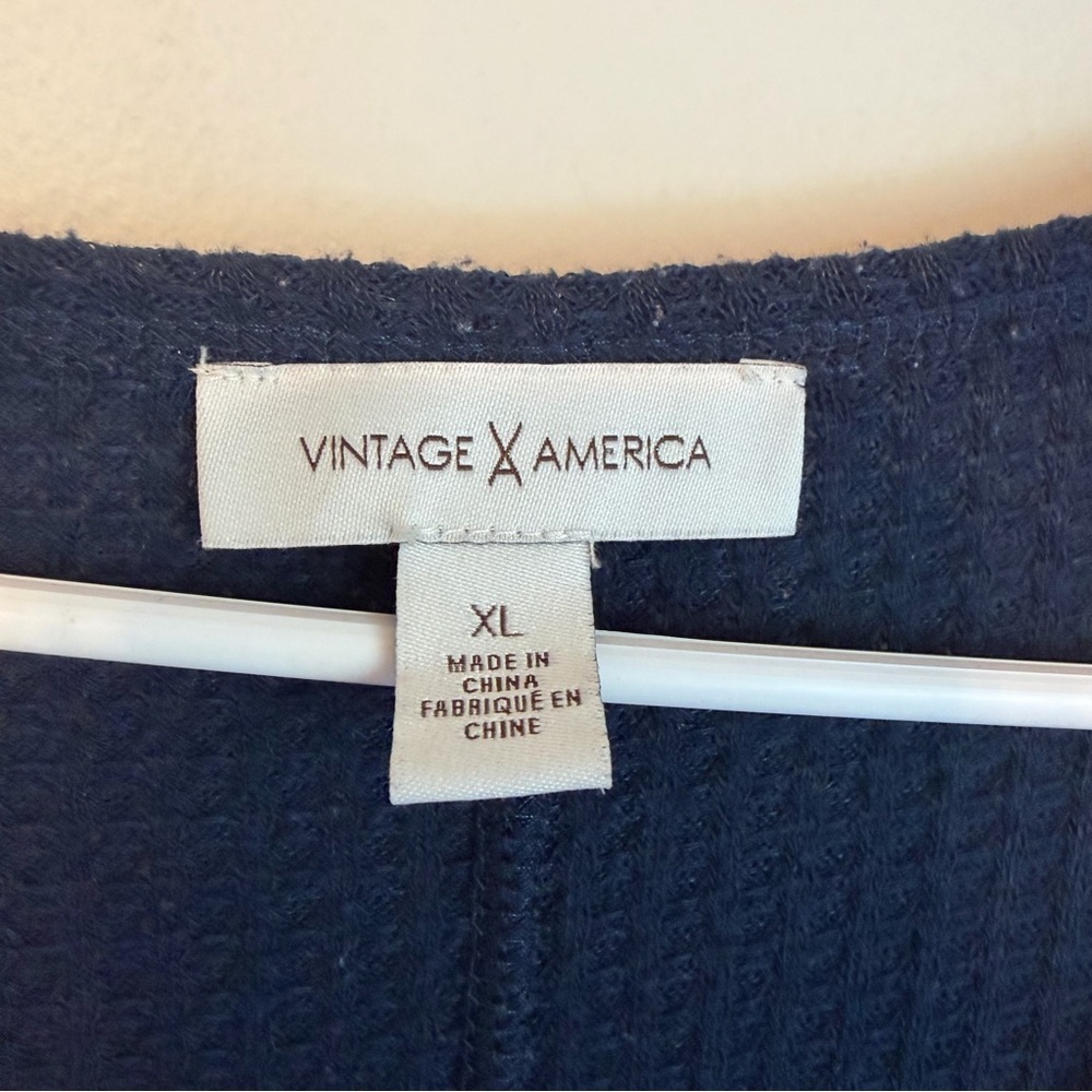 Vintage America Navy Long Sleeve Tunic - Picture 6 of 8